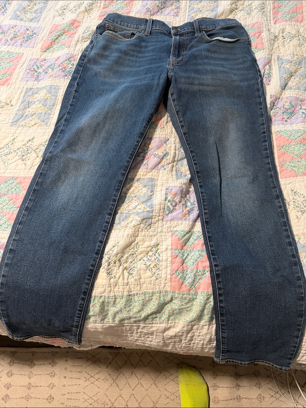 Lucky Brand Women's Medium Blue Straight-Leg Jeans